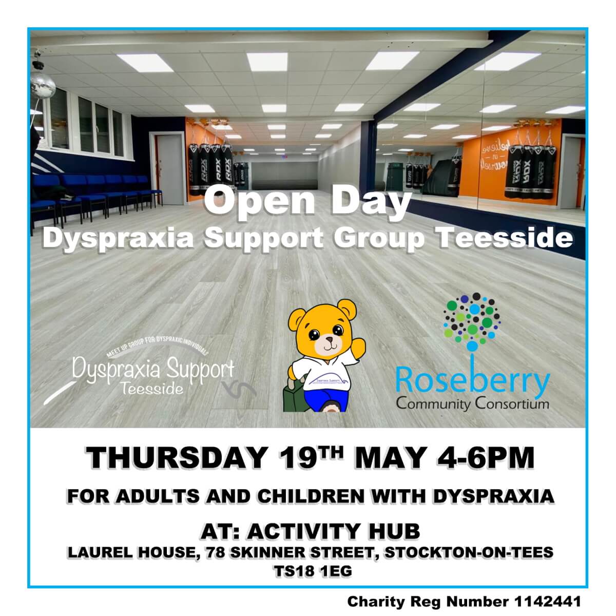 Dyspraxia Open Day Ingleby Barwick Hub